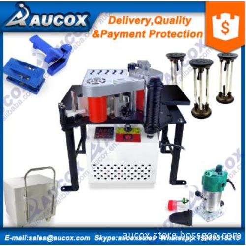 JBT102B double glue cover portable edge bander machine for pratical board,blockboard and plywood